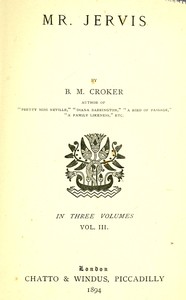 Cover of Mr. Jervis, Vol. 3 (of 3) — Themes and Context