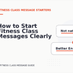 How to Start Fitness Class Messages Clearly
