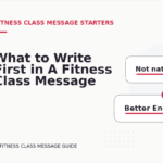 What to Write First in A Fitness Class Message