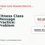 Fitness Class Message Practice: Problem and Solution Replies